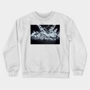 Splashing water abstract design Crewneck Sweatshirt